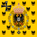 Kaiserinstandarte 1888 Emperor's Standard 4'x4' Flag ROUGH TEX® Cotton