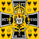 Kaiserinstandarte 1888 4'x4' Flag ROUGH TEX® Cotton