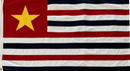 Louisiana Republic 1861 3'x5' Embroidered Flag ROUGH TEX® Cotton