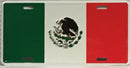 Mexico Flag Embossed License Plate Mexican Automobile Car Tag Aluminum