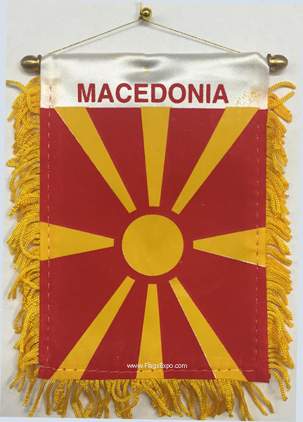 Macedonia Flag Mini Banner