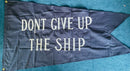Don't Give Up the Ship Nautical Banner Swallowtail Commodore Perry Flag Cotton