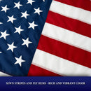 USA American Made Nylon Flags Brass Grommets Sewn Stripes Embroidered Stars