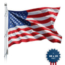 USA 200 / 210 Denier Nylon All Sewn American 10x15 Feet Flag Brass Grommets
