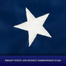 USA American Made Nylon Flags Brass Grommets Sewn Stripes Embroidered Stars