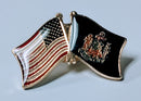 USA & Maine Friendship Lapel Pin