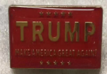 Trump Make America Great Again Red Lapel Pin