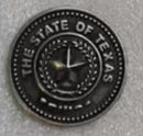 Texas Lone Star Medallion Lapel Pin – Cloisonné Hard Enamel | Antique Gold | Bulk Wholesale