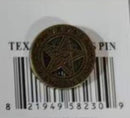 Texas Lone Star Antique Brass Lapel Pin – Hard Enamel | Antique Brass Finish | Bulk Wholesale