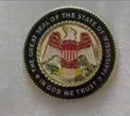 Mississippi Great Seal “In God We Trust” Lapel Pin – Cloisonné Hard Enamel