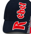 Rebel Custom Embroidered Navy Hat