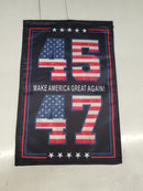Trump 45 47 12"x18" Double Sided Garden Flag ROUGH TEX® 100D