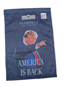 America Is Back Trump 12"x18" Double Sided Garden Flag ROUGH TEX® 100D