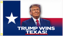 Trump Wins Texas Victory Make America Great Again USA 3x5 Flag 100D Rough Tex MAGA Nation Red Wave