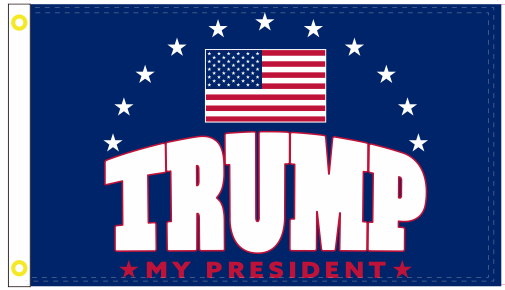 Trump My President USA 3x5 Feet American 2024 Flags 100D Rough Tex