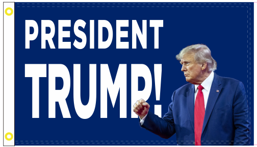 President Trump 3x5 Feet Flags 100D Rough Tex Win 45 47 Presidential Race 2024