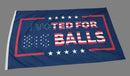 I Voted For Big Balls USA 3'X5' Flag ROUGH TEX® 100D D.O.G.E. Tech Support