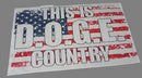 This Is DOGE Country USA 3'X5' American Flag Trump Musk ROUGH TEX® 100D