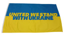United We Stand With Ukraine 3'X5' Flag ROUGH TEX® 100D