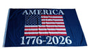 America 1776-2026 USA 3'X5' Flag ROUGH TEX® 100D