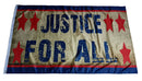 Justice For All 3'X5' Flag ROUGH TEX® 100D
