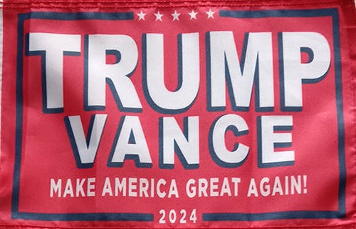 thumbnail image 2 of Trump Vance 2024 Flag 3x5 Ft – Make America Great Again – 100D Polyester With Grommets 2 of 6