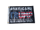 Americans for Trump Keep America Great Boat Flag | 12x18 In | Double Sided | Brass Grommets