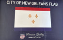 City of New Orleans 3'x5' 210D Embroidered Flag