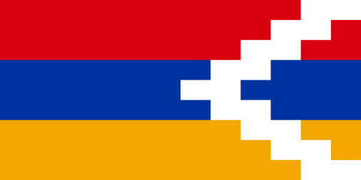 Republic of Artsakh / Nagorno-Karabakh Armenia Republic 12"x18" Flag With Grommets ROUGH TEX® 100D Double Side