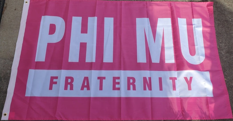 Phi Mu Fraternity Flag 3'x5'