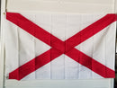 Alabama State 3'x5' Embroidered Flag ROUGH TEX® 600D Oxford Nylon