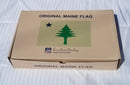 Maine Original State Flags 3'x5' Embroidered Flag ROUGH TEX® Cotton with Colored Gift Box