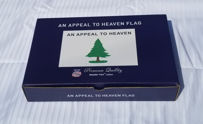 An Appeal To Heaven USA Washington's Cruisers 3'x5' Embroidered Flag ROUGH TEX® Cotton with Colored Gift Box American History