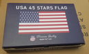 USA 45 Star American Flag 1896-1908 Utah Spanish American War 3x5 600D 2Ply Rough Tex Embroidered