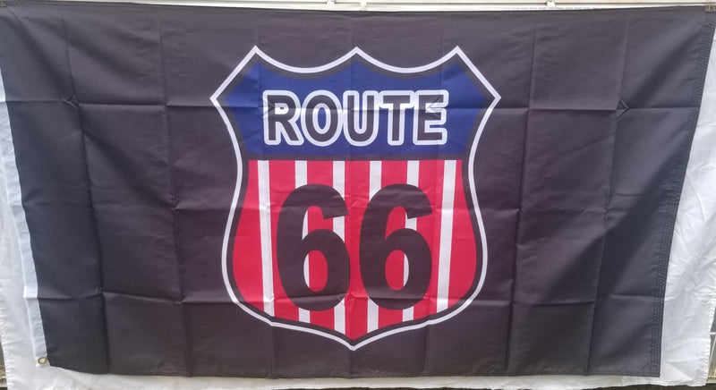 Route 66 Blackout 3'X5' Flag ROUGH TEX® 100D