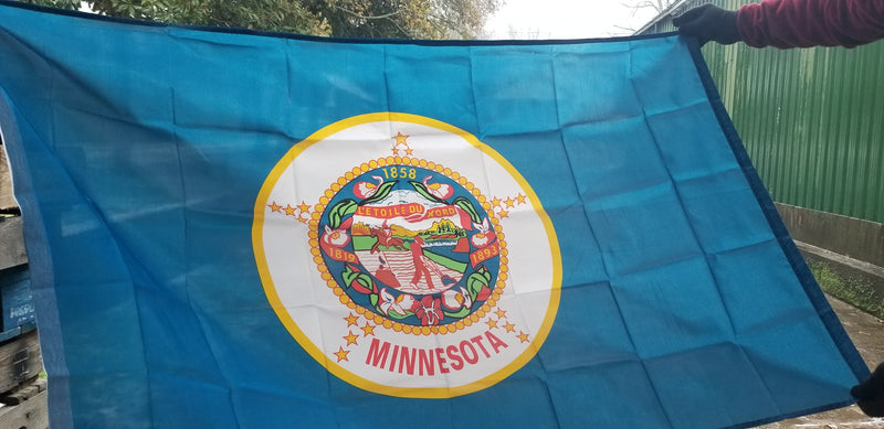 Minnesota 1983-2024 3'X5' Flag ROUGH TEX® 150D