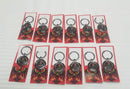 Key Rings 12 Pack Sale Pirate Jolly Roger Red Hat