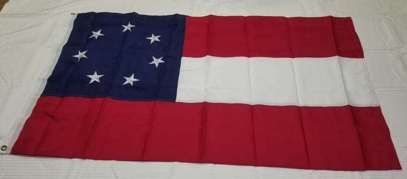 1st National Stars & Bars 30'x50' Feet Flag 600D Canvas