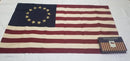 Betsy Ross Flags 100% Vintage Cotton Sleeved 3x5 Feet Gift Boxed 1776 USA Banner