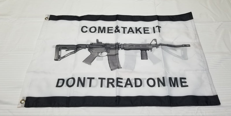 Come & Take It NRA Don't Tread On Me 2x3 Feet Double Sided 12 Pack