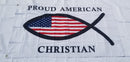 Proud American Christian USA 3'x5' Grommets Premium Flag 100D Rough Tex Vintage 12 Pack