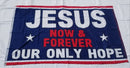 Jesus is My Savior Our Only Hope American USA 3'x5' Grommets Premium Flag 100D Rough Tex Vintage 12 Pack