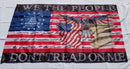 We the People Don't Tread On Me American Eagle USA 3x5 Grommets 100D Flags Rough Tex 12 Pack
