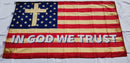 In God We Trust American Vintage USA 3x5 Grommets 100D Flags Rough Tex 12 Pack
