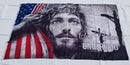 Jesus One Nation Under God Revealed American USA 3x5 Grommets 100D Flags Rough Tex 12 Pack