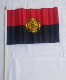 Fire Fighter Remembrance 12"x18" Stick Flag ROUGH TEX® 68D 30" Wooden Stick