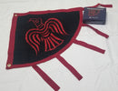 Viking Raven Red 2'x3' Embroidered Flag ROUGH TEX® COTTON with Gift Box