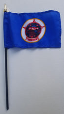 Minnesota Desk Flag Blow Out Sale 12 Packs for 55 Cents Each!  4"x6" Inch Desk Set Flags Mounted on 10" Staffs