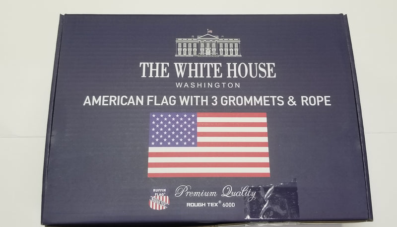 American Flag 5x8 Feet USA 600D Flags Brass Grommets & Rope