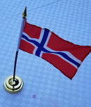 Norway Stick Flag 4''X6'' Norwegian Flags Factory Direct